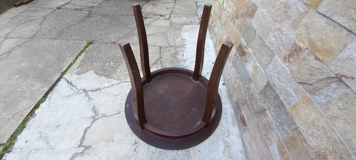 RETRO Menší kulatý stůl - 5