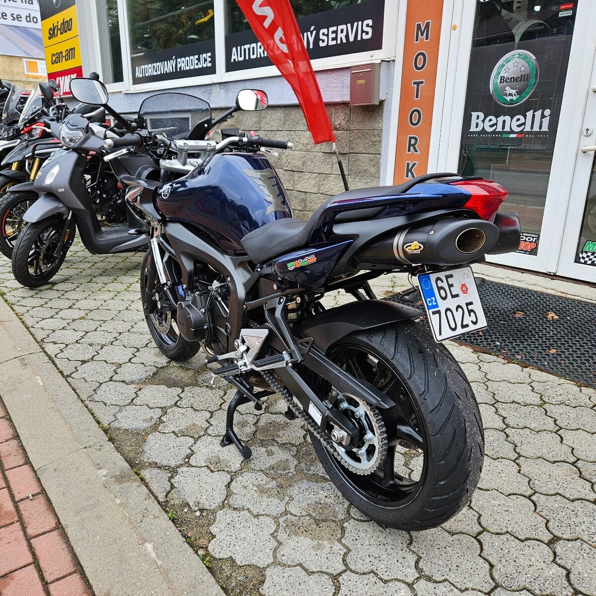 Yamaha FZ 6 S2 Fazer, laděný výfuk s tlumivkou, pěkný stav - 5