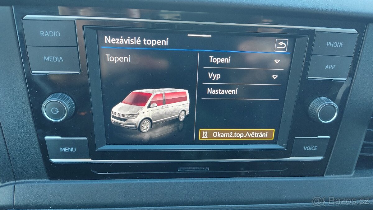 VW T6.1 upgrade přihřívače Webasto+MENU INFOTEJMENT - 5