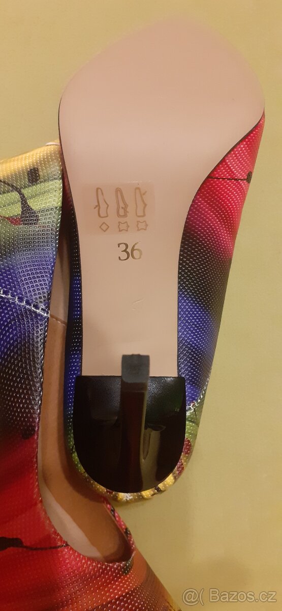 Dámské kožené lodičky vel. 36 - 5