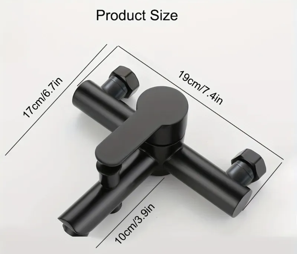 Vodovodní baterie vanová - černá - 5