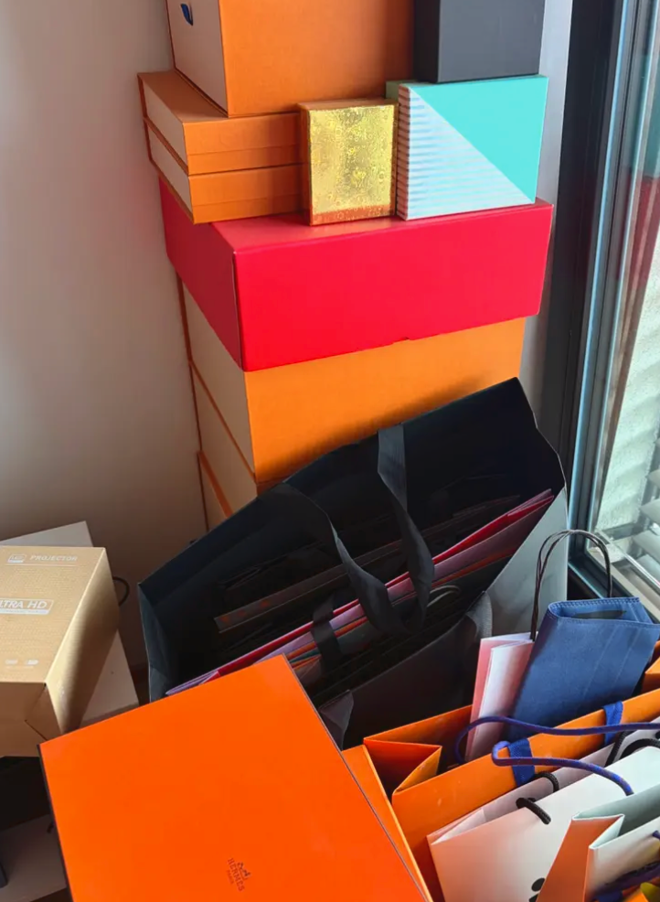 Krabice Louis Vuttion Hermes Gucci - 5