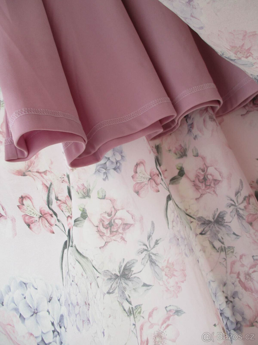 Dámské dlouhé šaty šifonové květované Mohito S 36 - 5