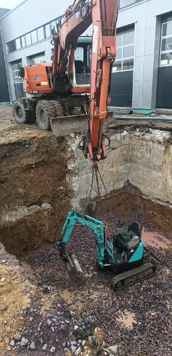 výkopové práce minibagrem znojmo - 5
