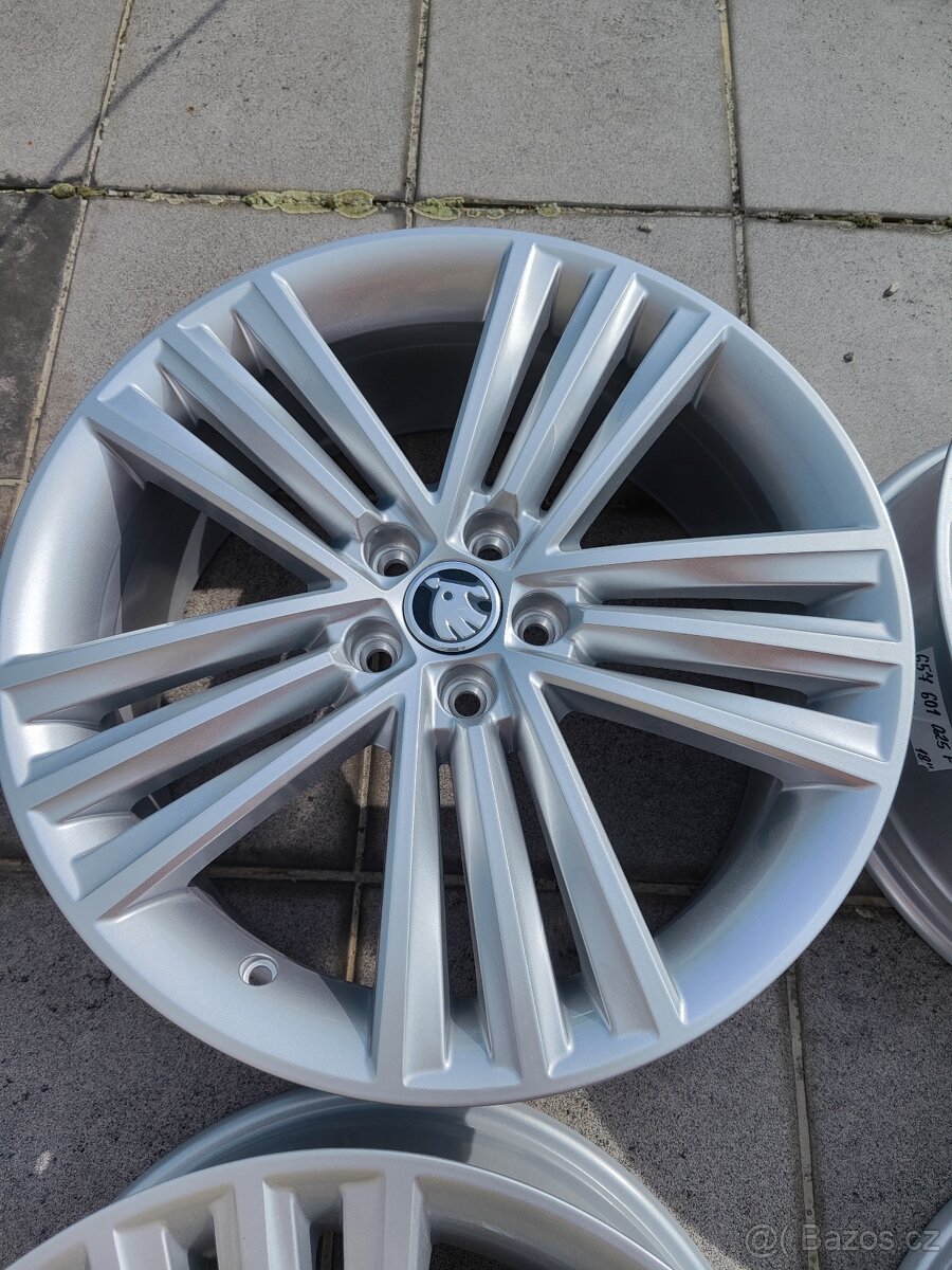 Nová originální alu kola Škoda Sirius 5x100 r18 Scala Kamiq - 5
