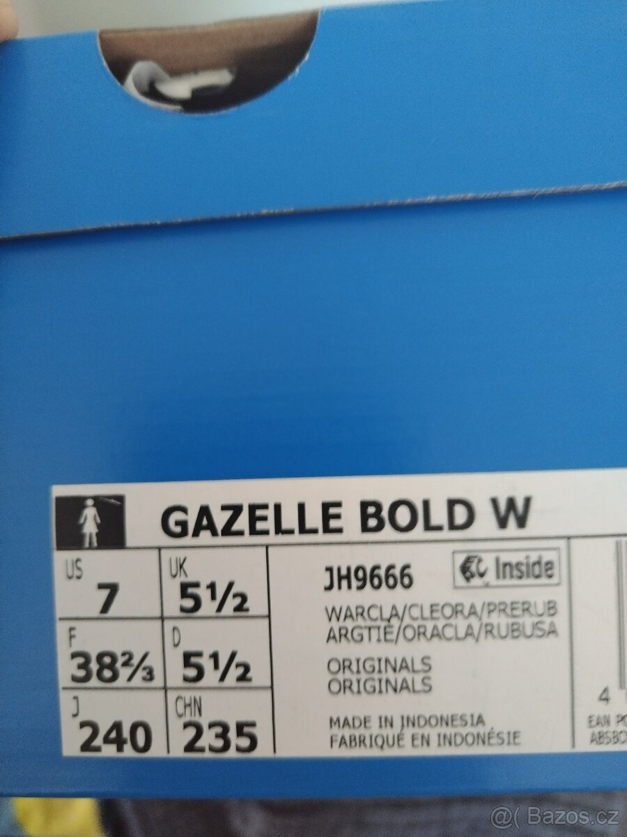 Adidas Originals Gazelle Bold W tenisky 38 2/3 - 5