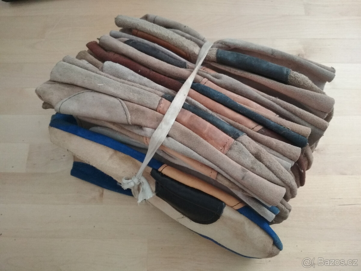 Pracovní rukavice - Kozak (kožené) až 12párů - 5