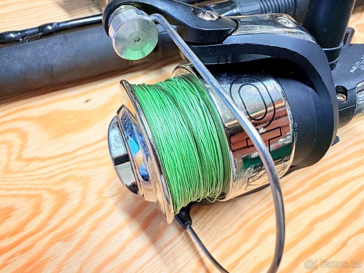 SET 2+2 / DĚLENÉ PRUTY DAM POWERFIBER / 3,0 m / 3 lb + NAVIJ - 5