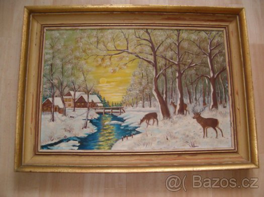 Starší obrazy, vyšívaný obrázek - 5