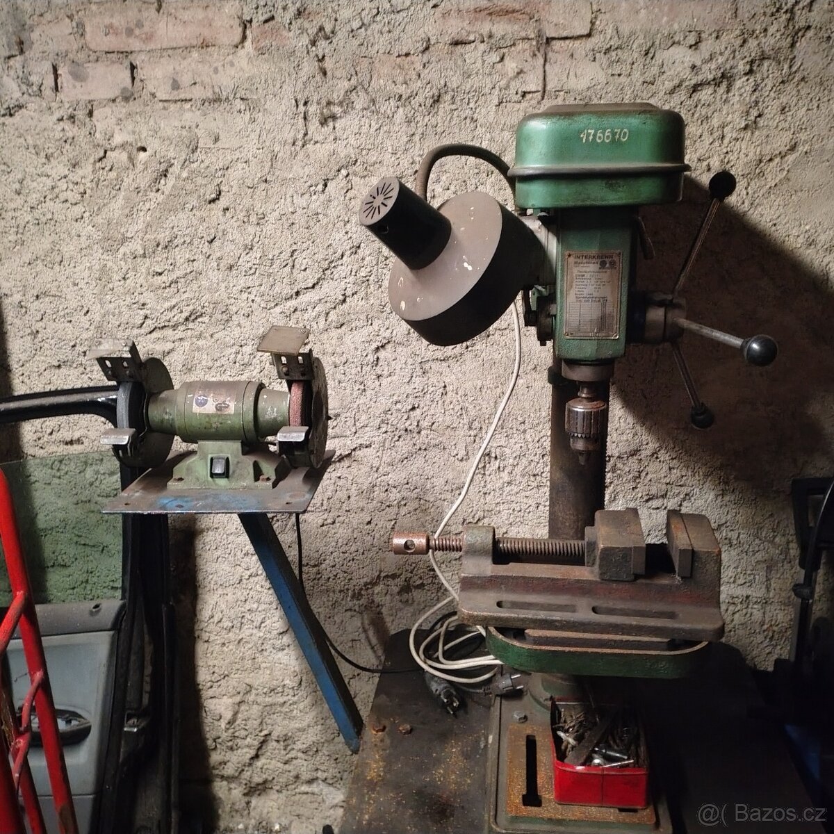 Stojanova vrtačka+stůl+bruska - 5