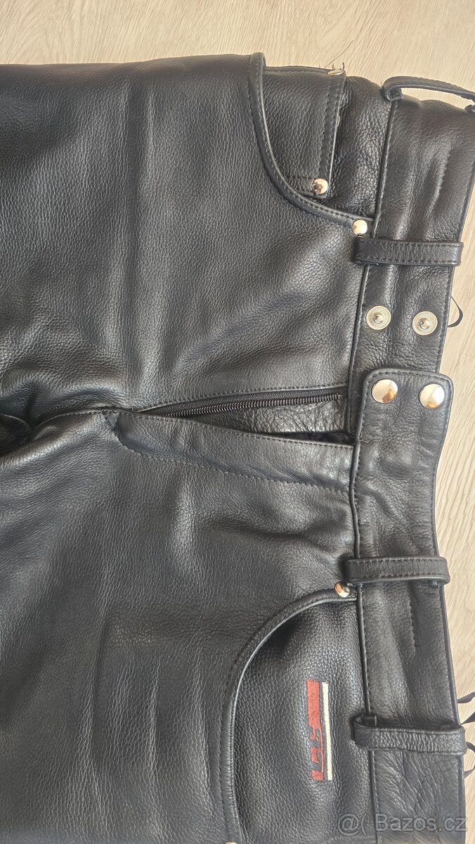 Kožené kalhoty včetně protektorů - 5