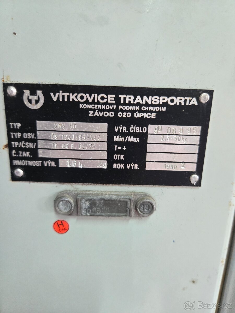 PRODÁM Váha TRANSPORTA 50 kg 2 - 5