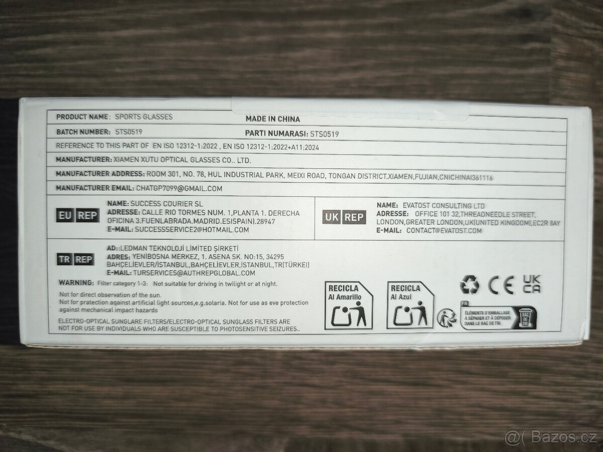 NOVÉ Dámské cyklistické/sportovní brýle SCVCN - 5