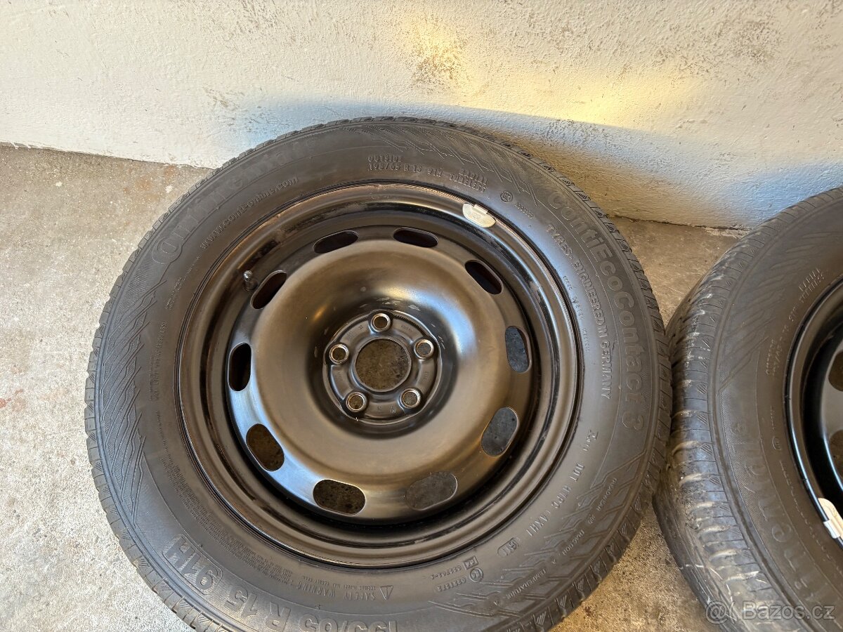 Plechové disky Škoda Vw 195/65r15 - 5