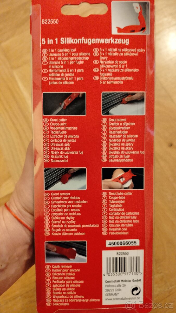 Škrabka na silikonové spáry - 5