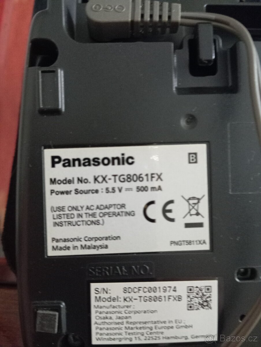PANASONIC KX-TG806- FX - 5