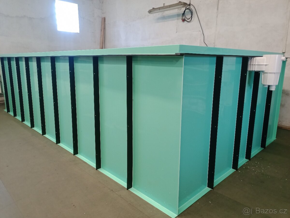 Prodám nový plastový bazénový set 6x3m - kompletní vybavení - 5