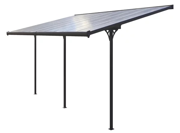 Hliníková Pergola -ROJAPLAST BRUCE J 6,18 x 3,05 x 240/285 - 5
