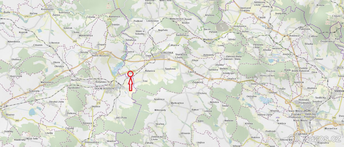 Prodám lesní pozemek v k.ú. Kdanice - 5