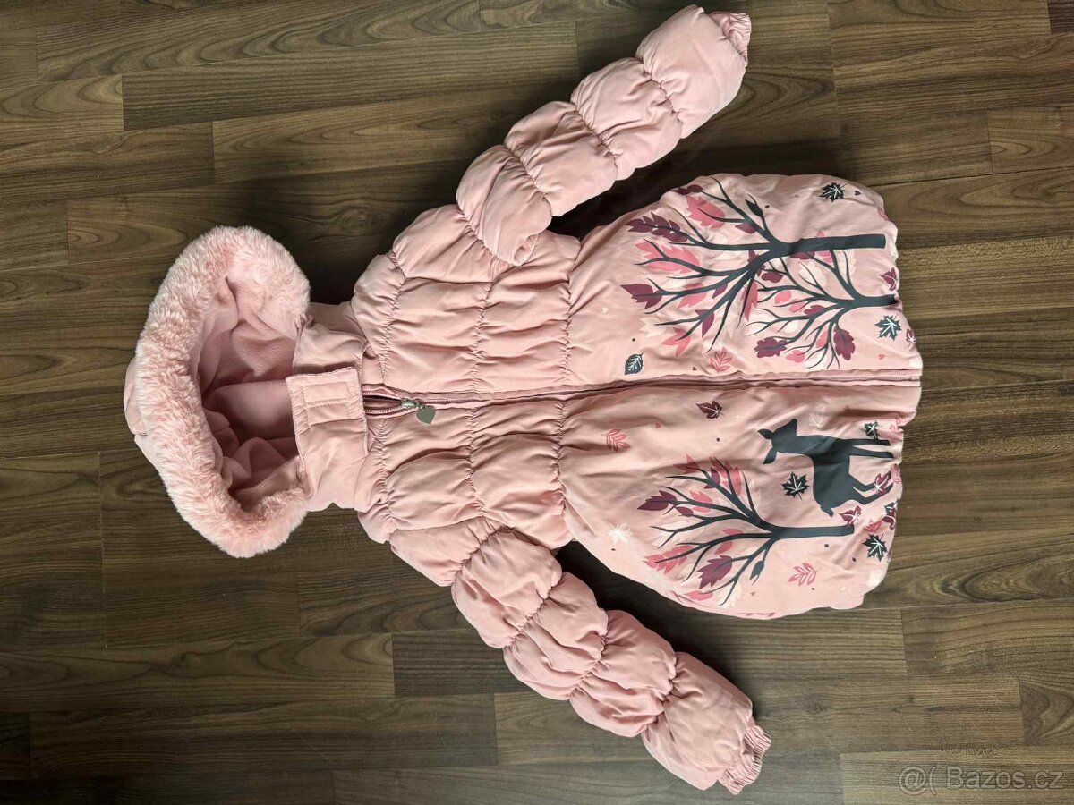 Dívčí zimní kabátek zn. Topolino vel. 110 - 5