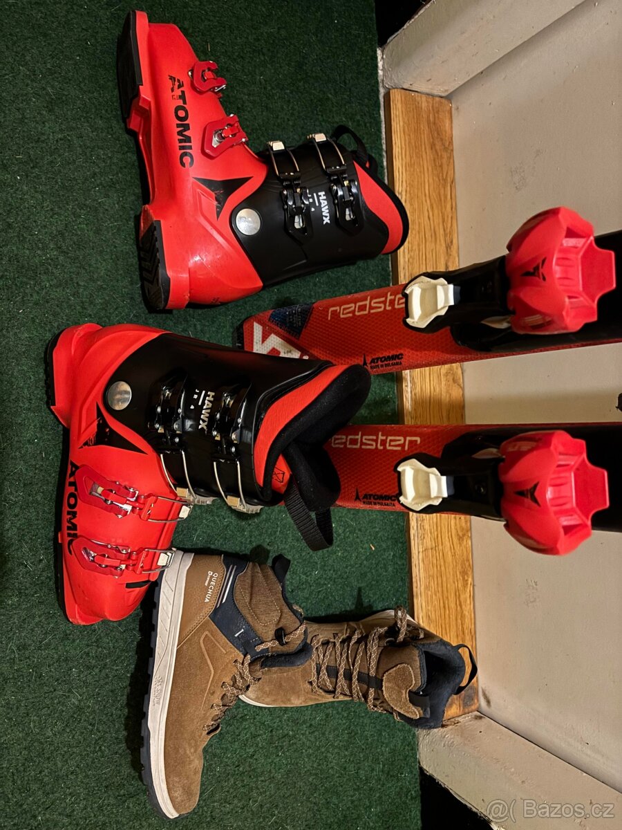 lyže dětské Atomic, po servisu, 140 cm, Atomic vázání - 5