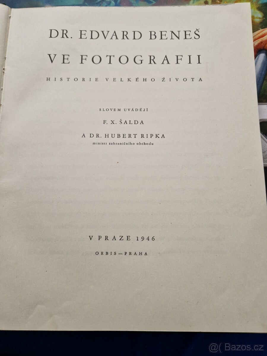 Obraz E. Beneš + dárek - 5