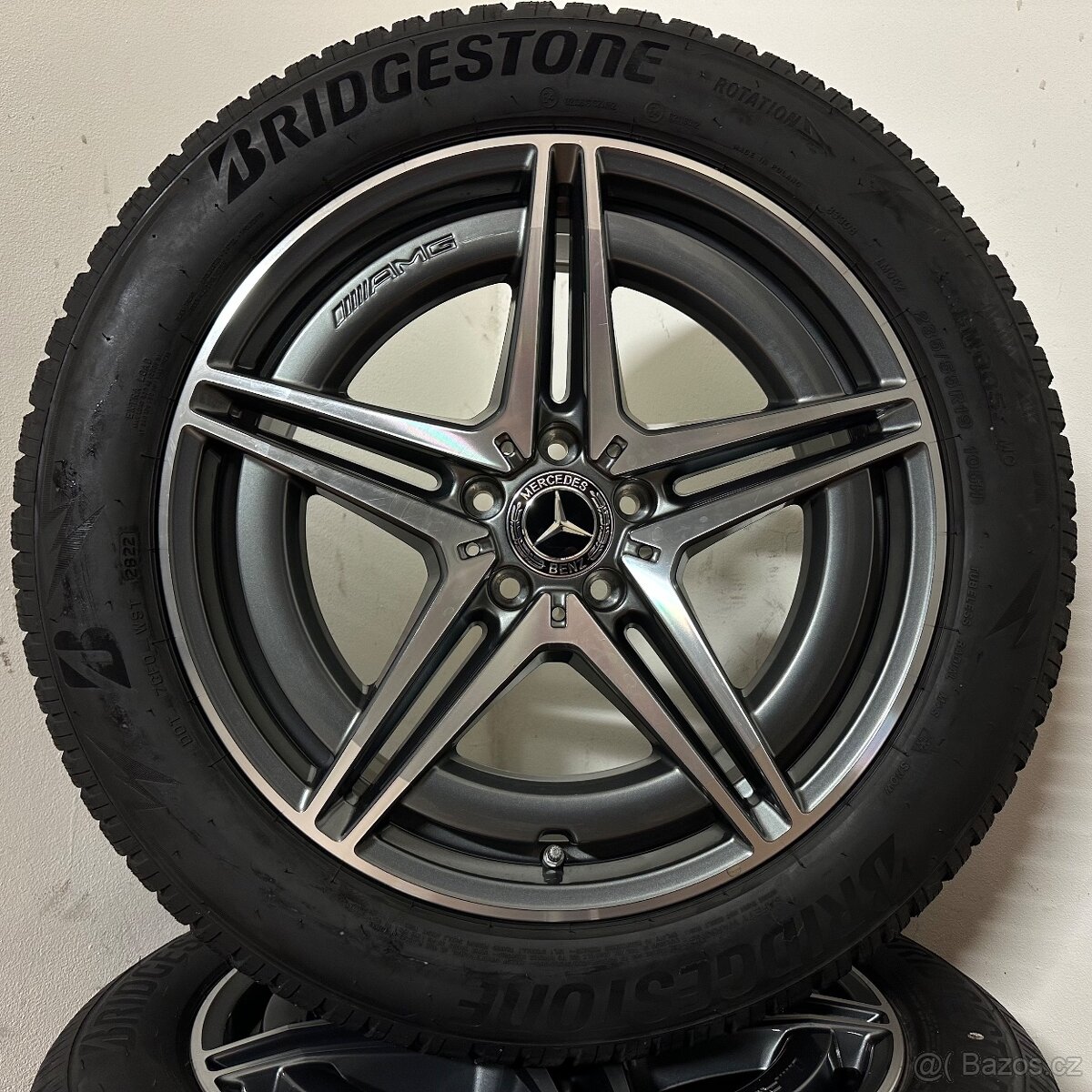 MERCEDES EQC AMG 5x112 R19 ET34+ZIMNÍ 235/55R19 7mm - 5