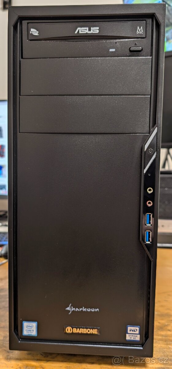 PC SET BARBONE,SSD,HDD 1TB,,GTX 1050,LED 24,W11,záruka - 5