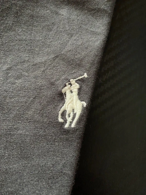 Šedé unisex tričko Ralph Lauren - L - 5
