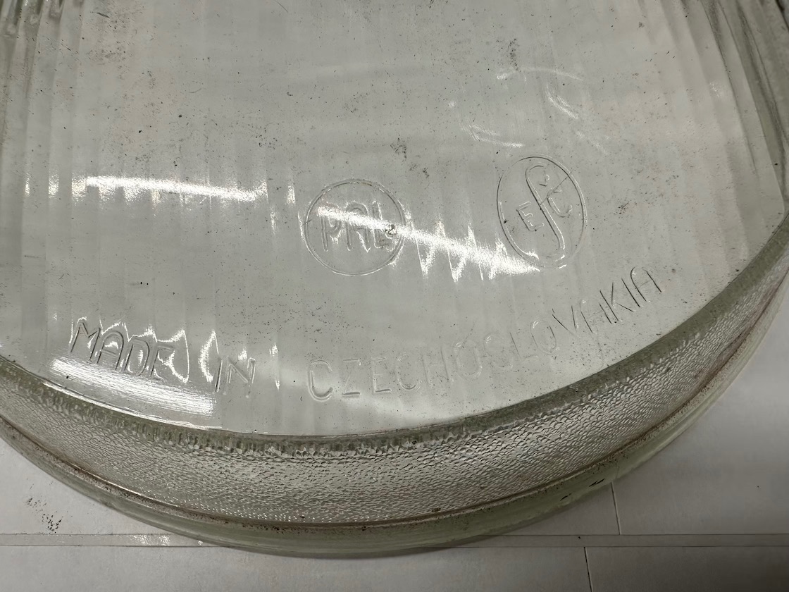 ORIG. NOVÉ sklo do predního svetla JAWA ČZ PAN/KYV, uloženka - 5