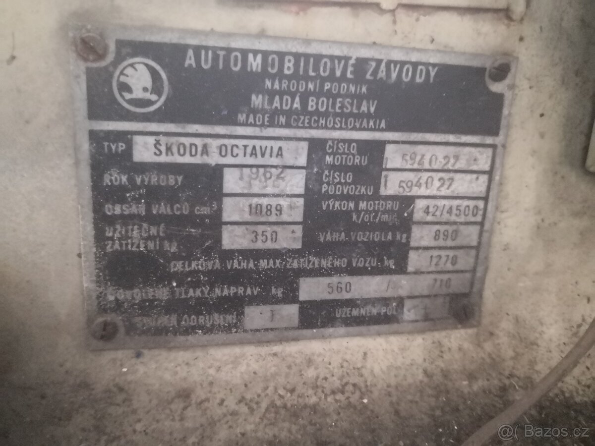 Škoda Octavia 1962 - 5