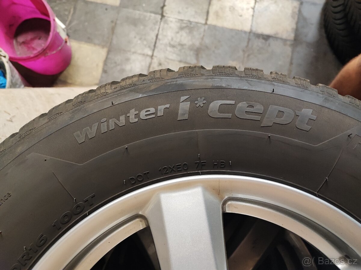 Prodám alu disky+zimní pneu - 5