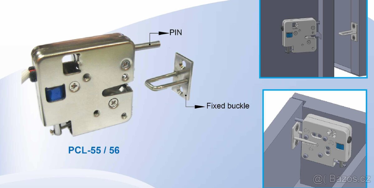 Elektromagnetický zámek na dvířka - 20ks - 5