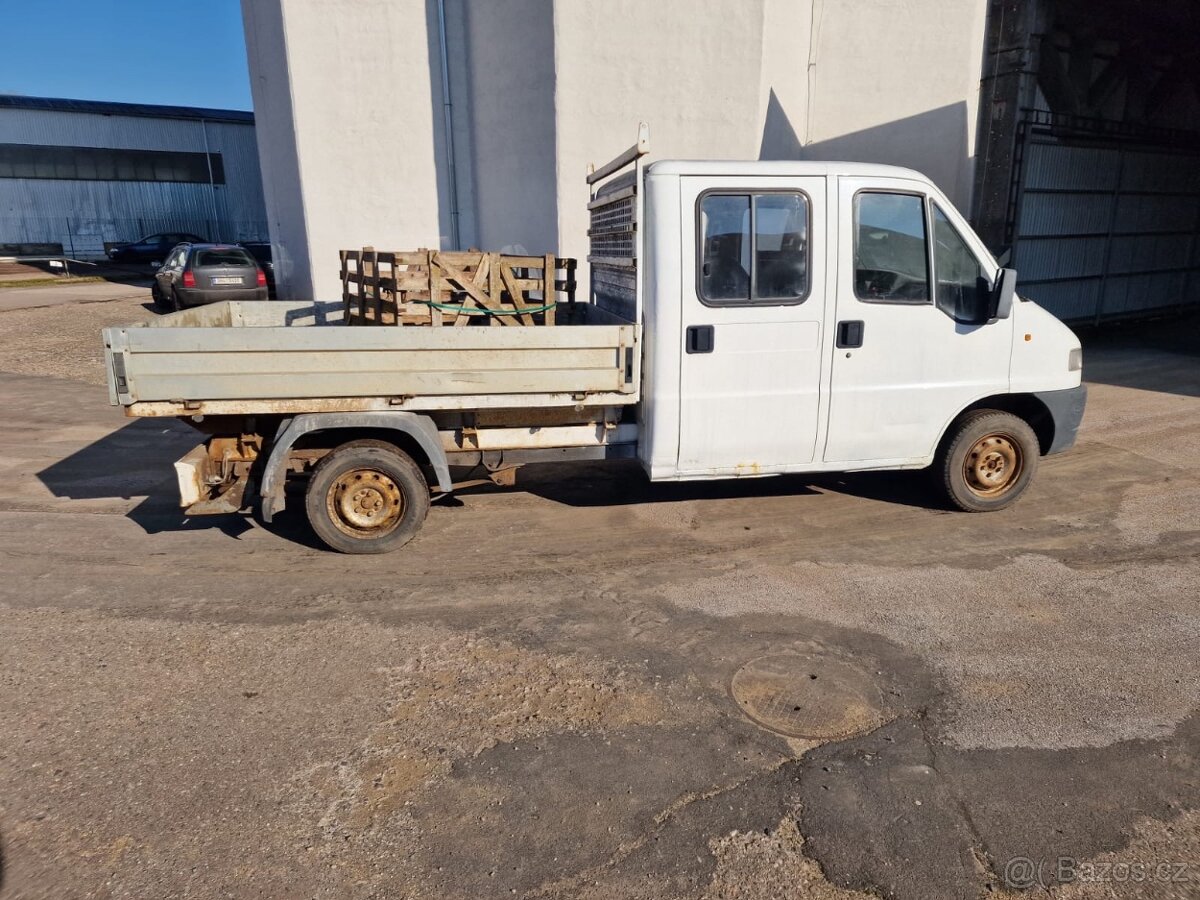 Fiat ducato valník doublecab 7mist, 2.5diesel, r.v 1998, se - 5