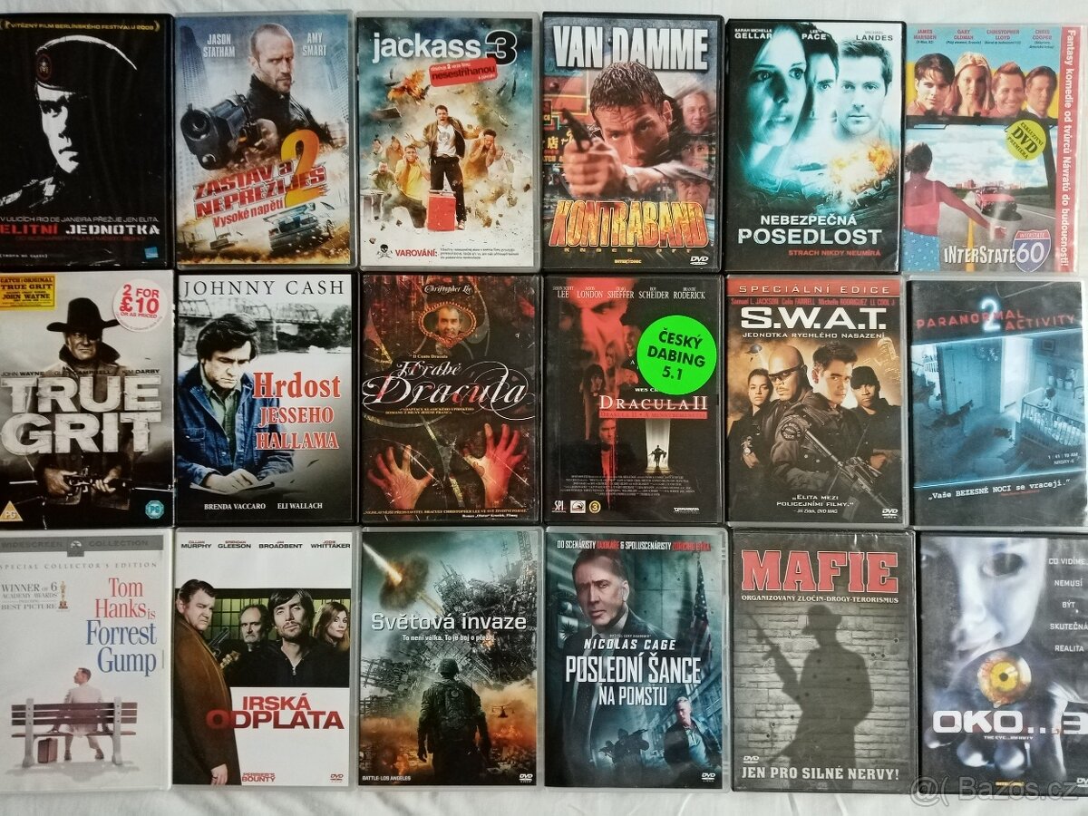 180 DVD chlapských akčních filmů od 66 Kc - 5
