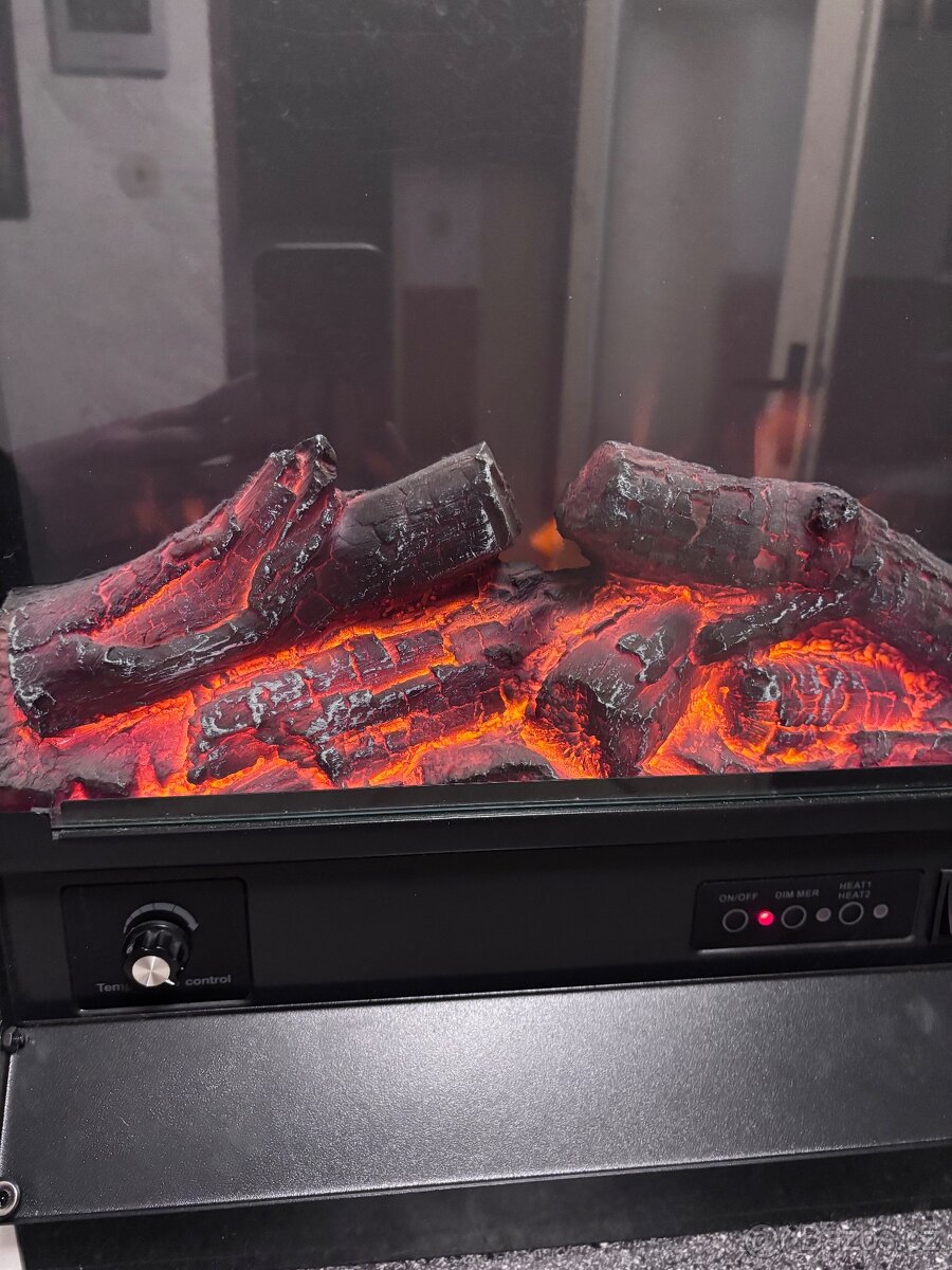 EL Fuego Elektrický krb Tessin bílý - 5