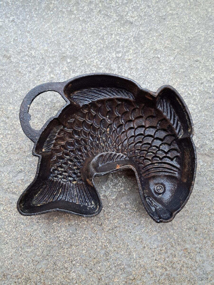 Litinová forma ve tvaru ryby - 5