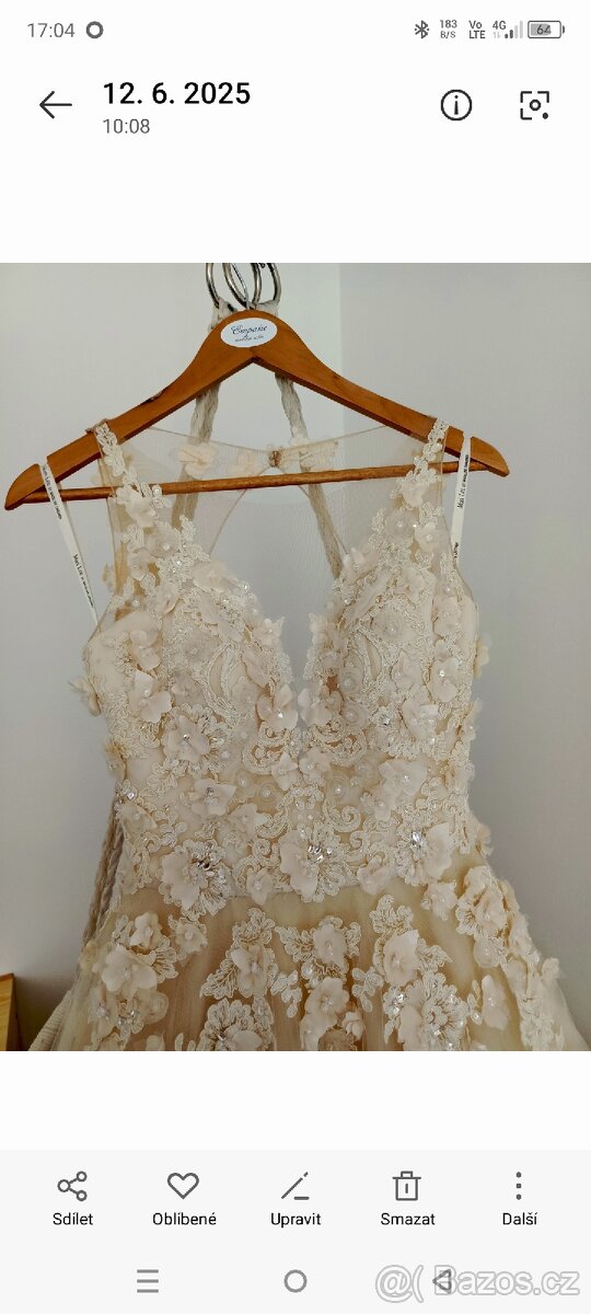 Plesové či svatební šaty - 5