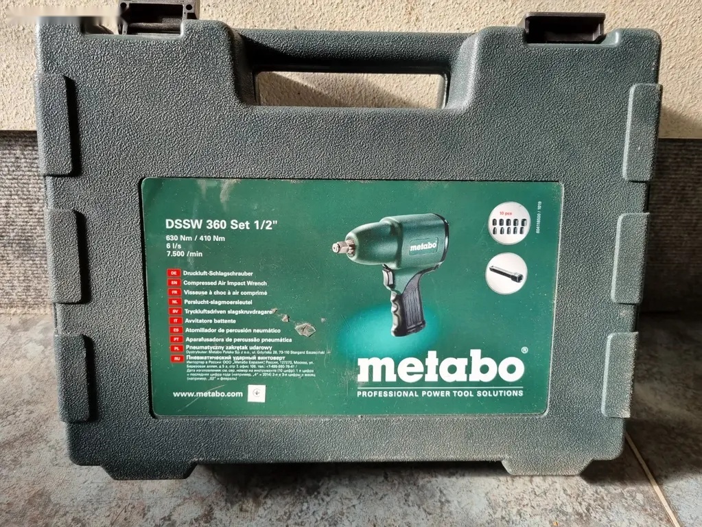Pneumatický rázový utahovák METABO DSSW 360 - 5