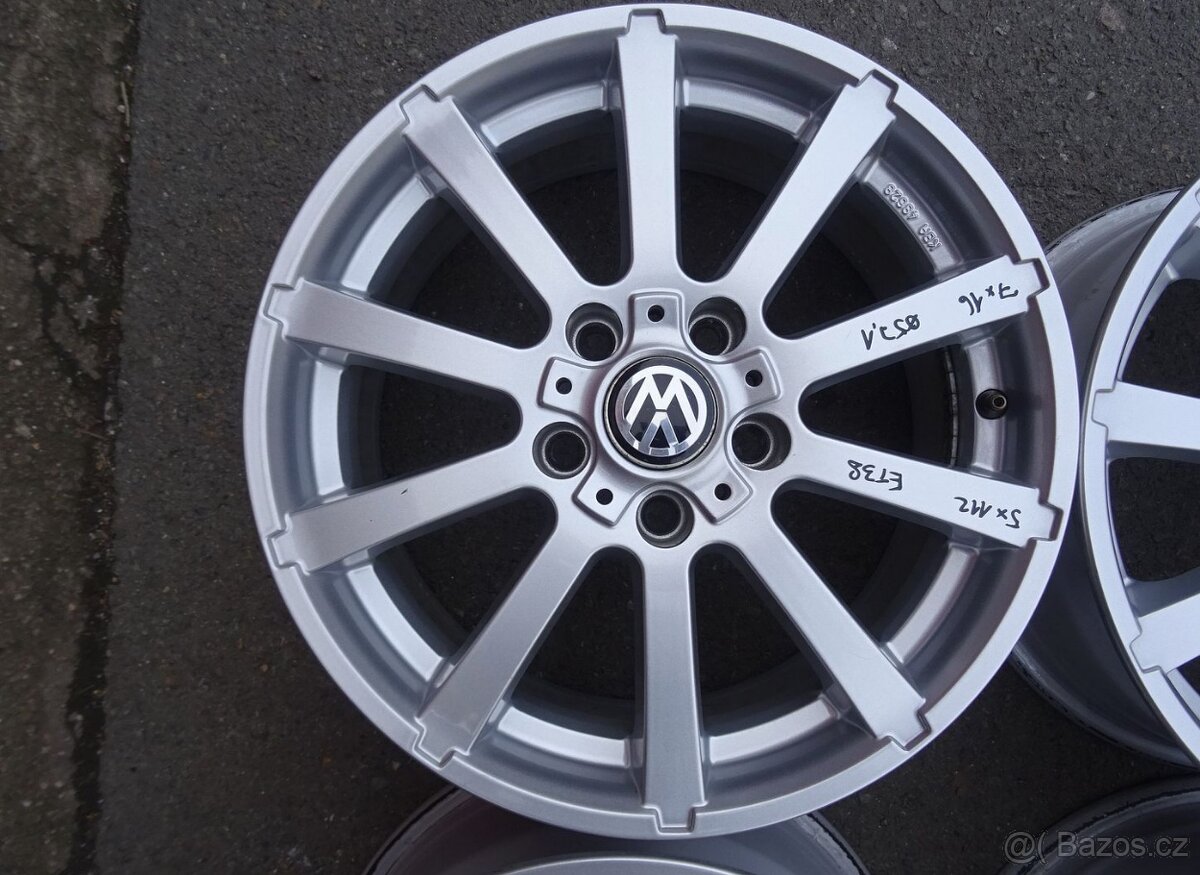 Alu disky na Volkswagen, 16", 5x112, ET 38 , šíře 7J - 5