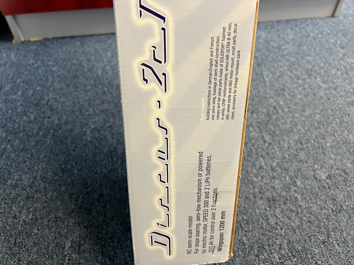 větroň DISCUS 2CT, rozpětí 1200 mm, Graupner - 5