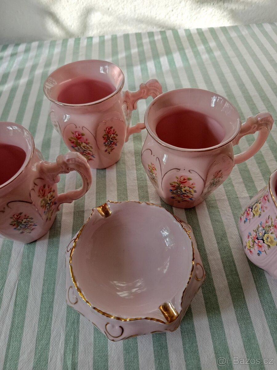 Růžový porcelán H & C - 5