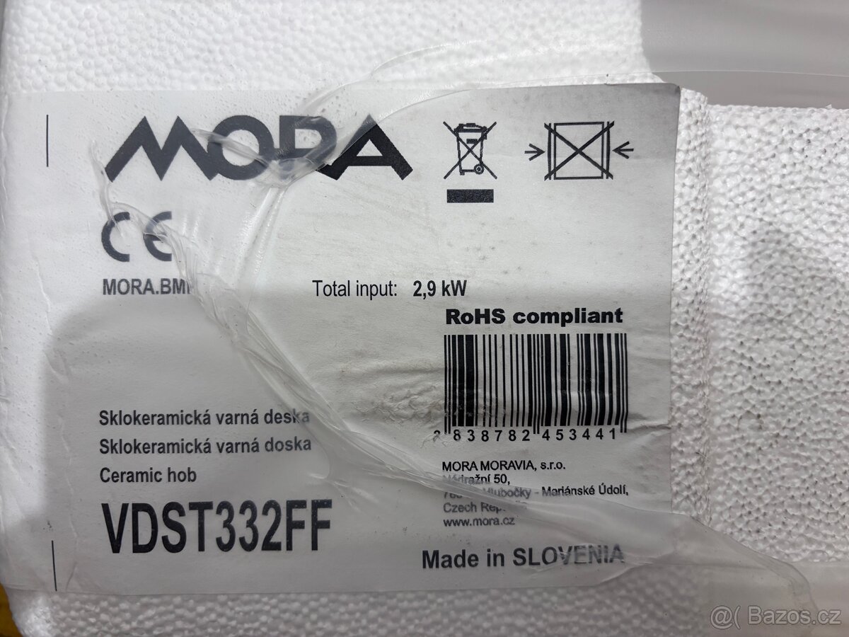 Sklokeramická deska Mora - 5