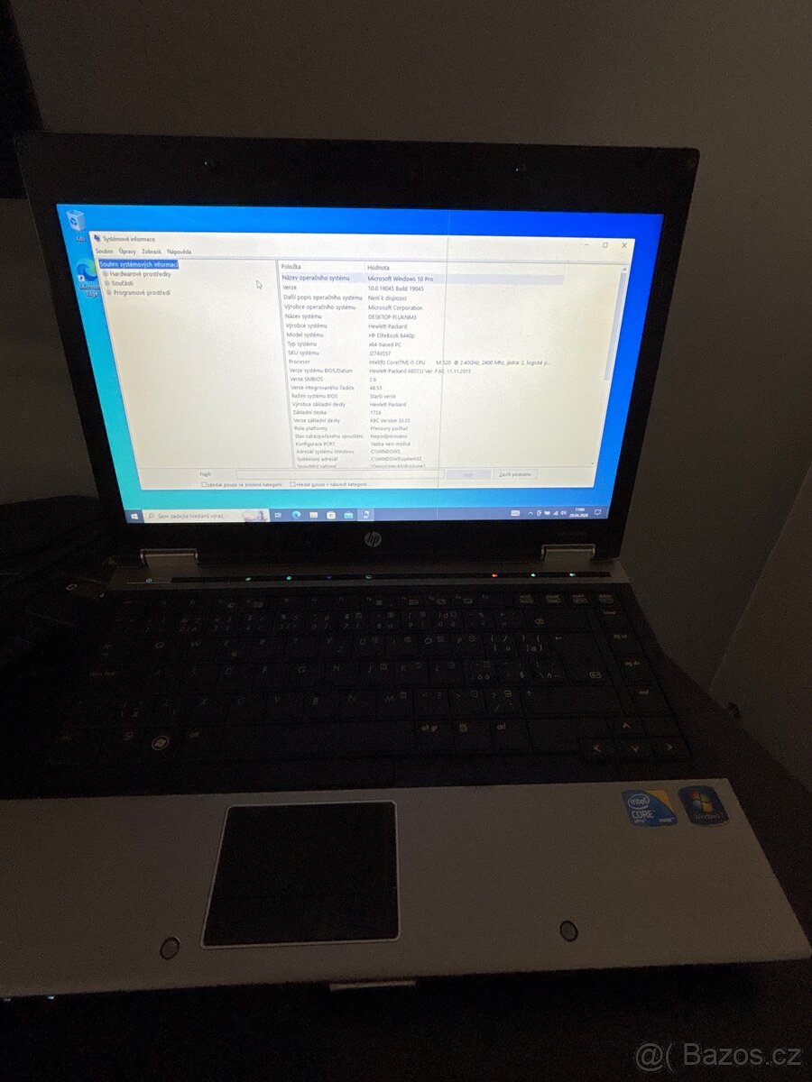 Prodám notebook HP 8440p EliteBook - 5