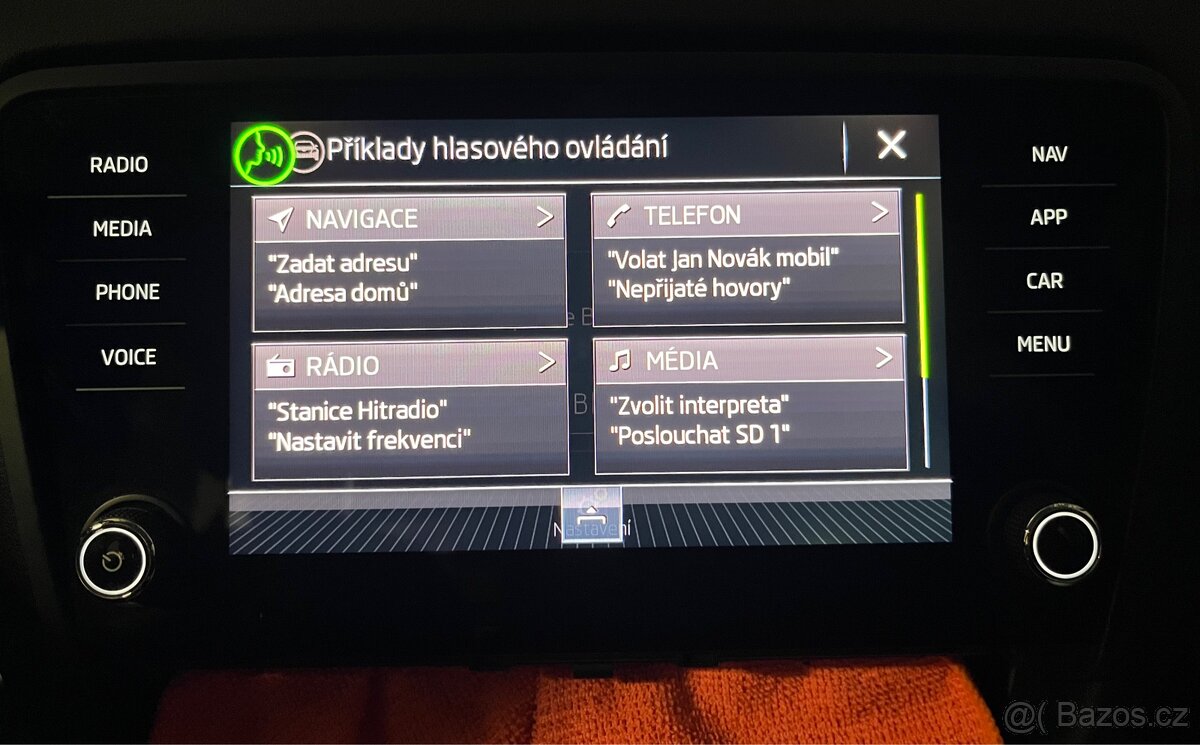 Infotainment Amundsen MIB2 Škoda 5Q0035864C