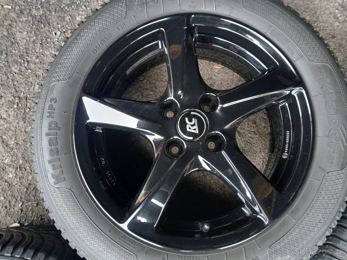 Sada ALU kol Brock 195/60R16 zimní - 5