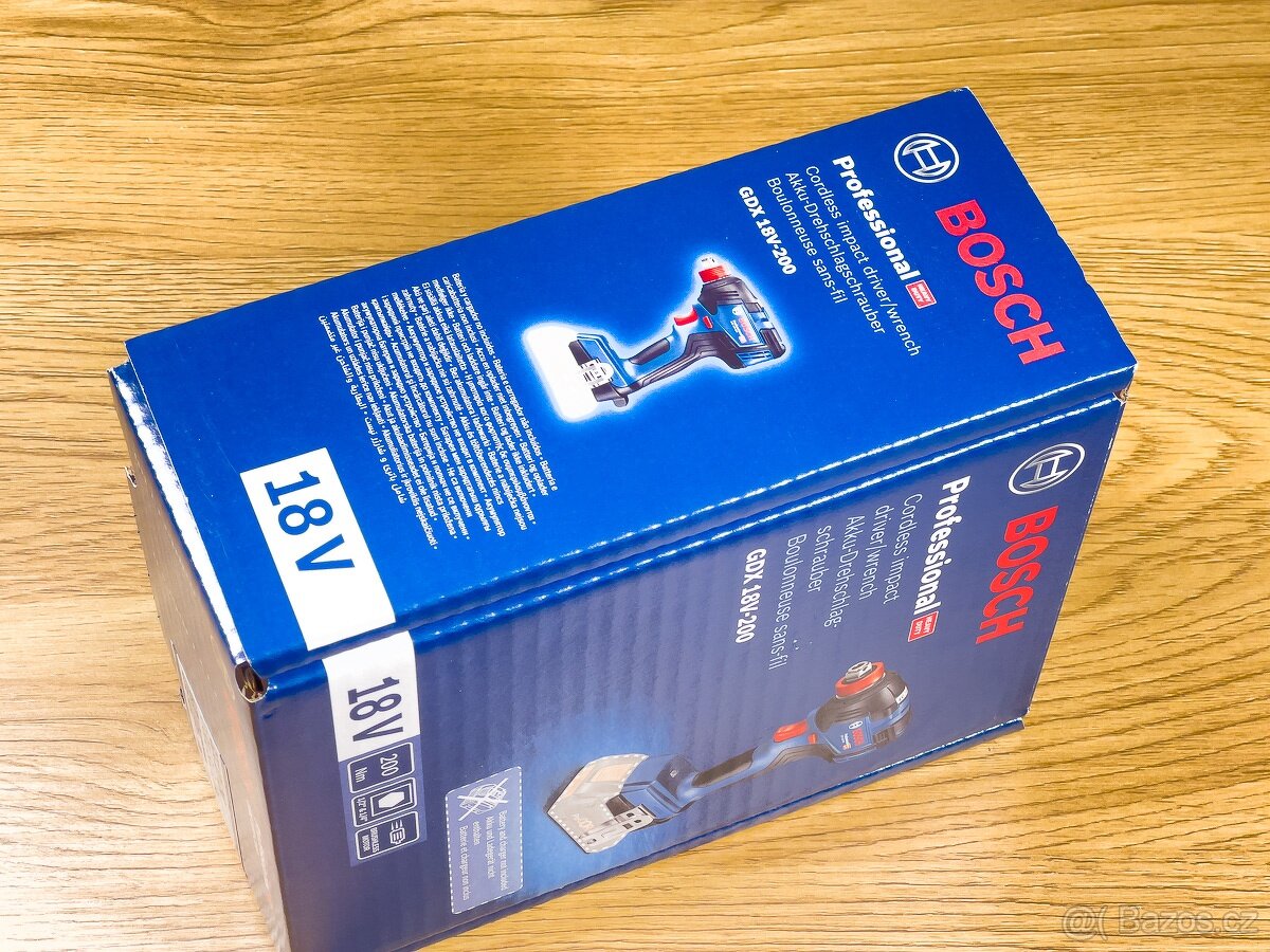 Bosch GDX 18V-200 rázový uťahovák NOVÝ NEOTVORENÝ - 5