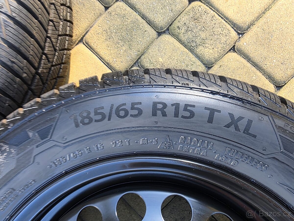 Zimní sada kol 5x100 15" Škoda Fabia 4, VW Polo 4 - 5