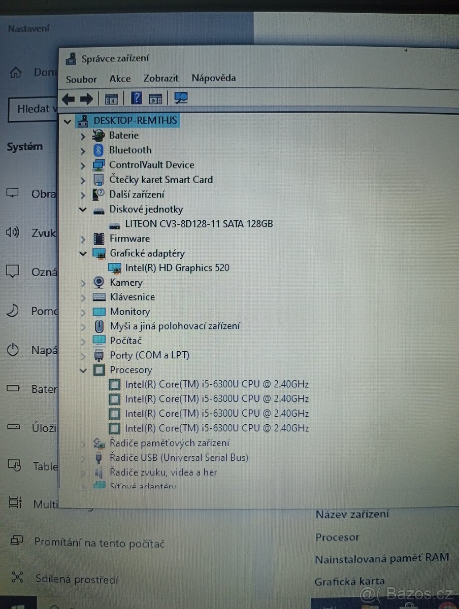 Dell Latitude e7270 - I5-6300U/8GB/128GBM2 - 5
