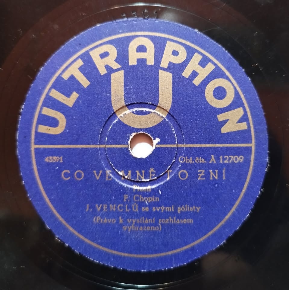 Prodým tyto 5 šelakových desek - 5